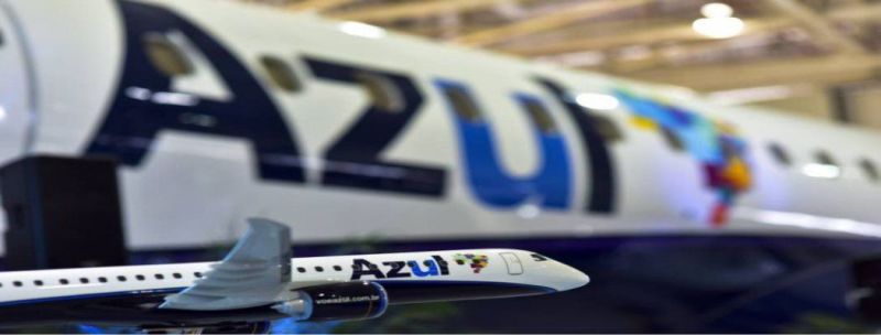 Aeronave da Embraer, parte da frota da Azul  