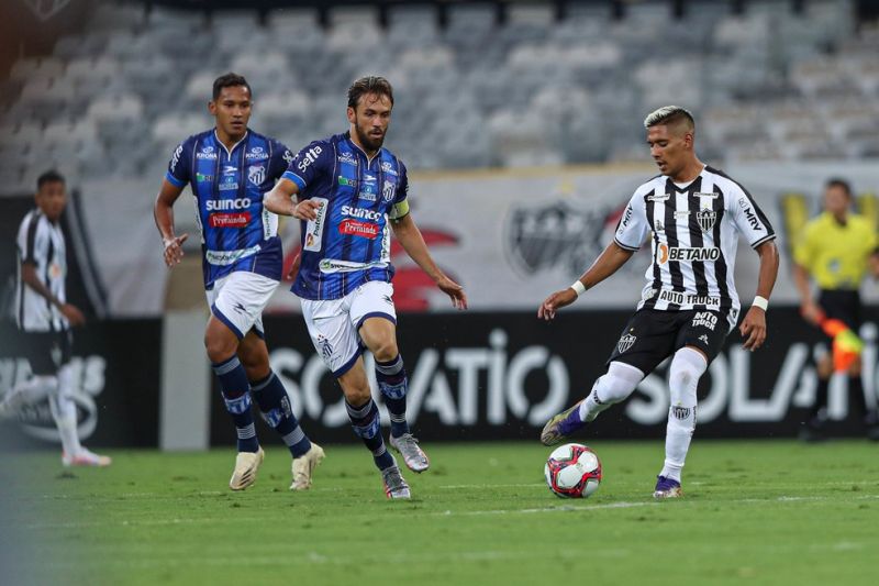 URT perdeu para o Atlético-MG por 3 a 0 na estreia do Mineiro — Foto: Pedro Souza/Atlético
