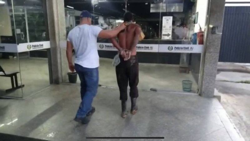 Um dos presos na ação Foto: Reprodução