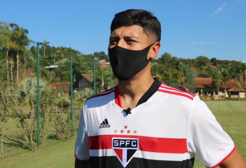 Facundo Milán, reforço do São Paulo, é apresentado — Foto: São Paulo