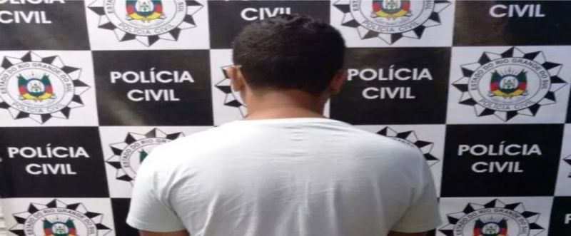 Suspeito de estupro de vulnerável foi preso em Viamão.
