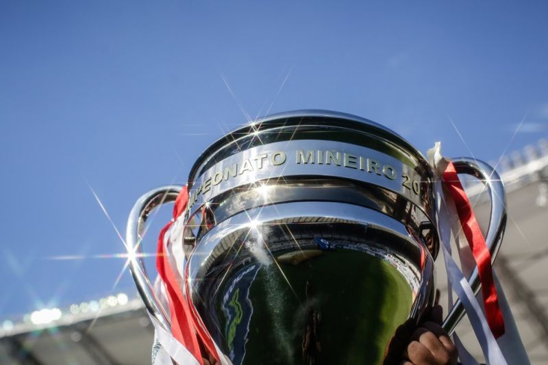 Taça do Campeonato Mineiro — Foto: Cristiane Mattos / FMF