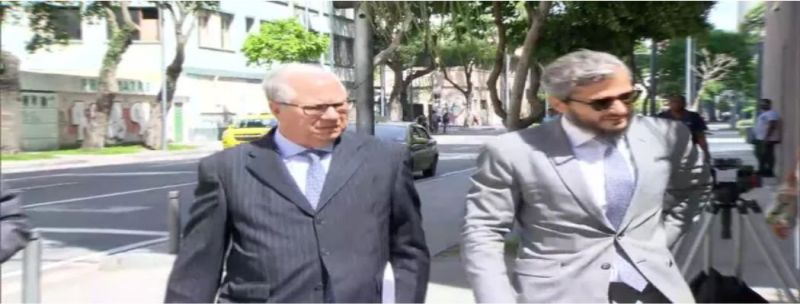 Jonas Lopes chegando na Justiça Federal para prestar depoimento em fevereiro deste ano. 