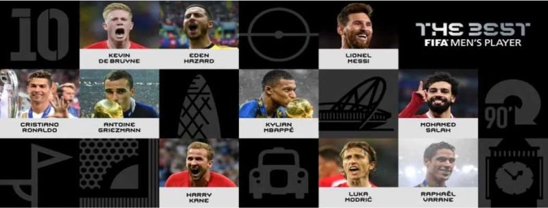 Fifa divulga 10 candidatos ao prêmio de melhor do mundo e deixa Neymar de fora