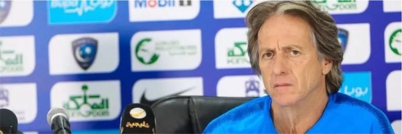 Jorge Jesus esteve à frente do Al Hilal em 2018 — Foto: Al Hilal / Divulgação