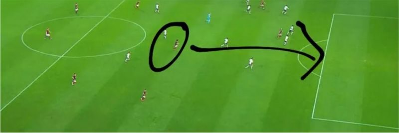 Willian Arão aproveita clarão na entrada da área do Corinthians para avançar e fazer o gol — Foto: Reprodução