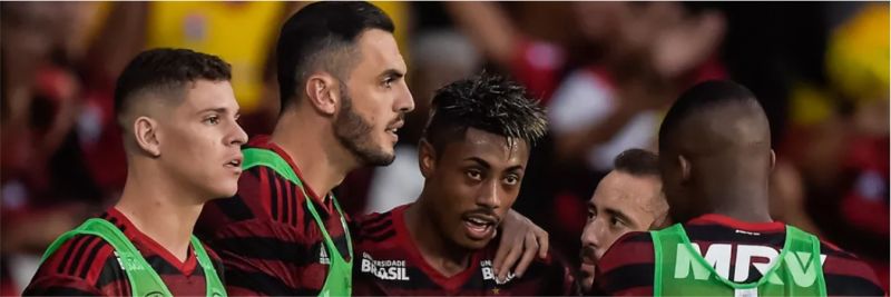 Bruno Henrique marcou dois gols e deixou o Flamengo em boa situação na decisão do Carioca — Foto: Alexandre Loureiro/BP Filmes