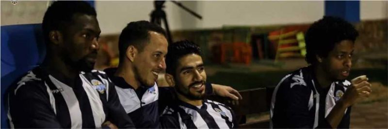 Rodriguinho e Keno em treino do Pyramids 