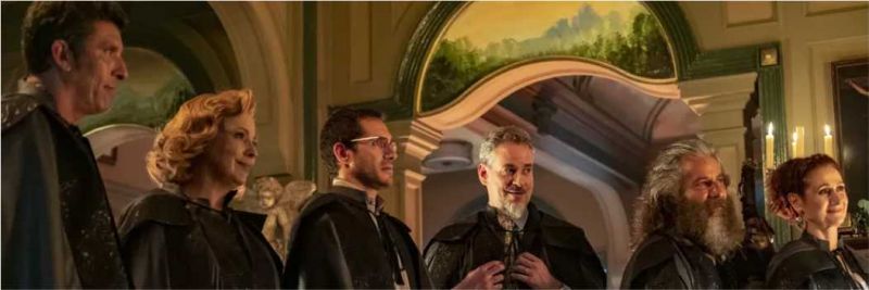 Guardiães revelam o segredo a Gabriel (Bruno Gagliasso), na novela 'O Sétimo Guardião' 