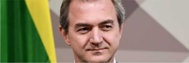 O empresário Joesley Batista ao prestar depoimento, em Brasília, em 2017
