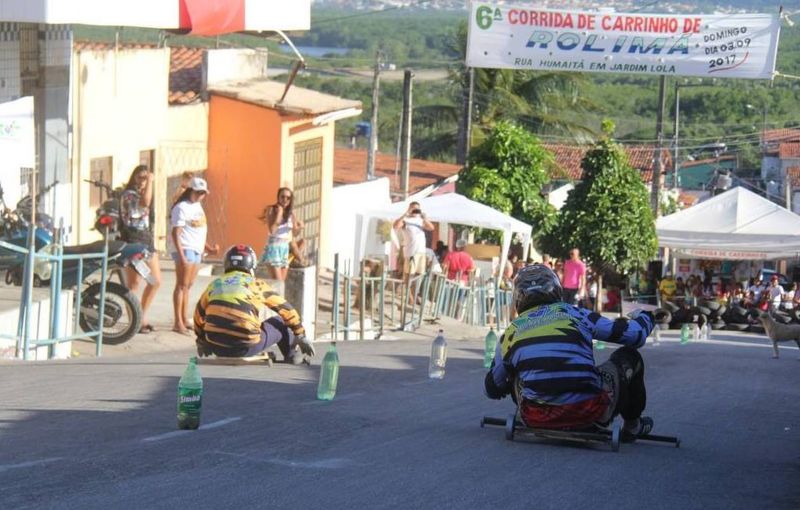 Corrida de Rolimã chama atenção em cidade da Grande Natal