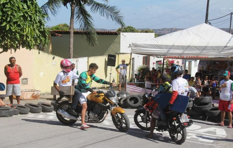Corrida de Rolimã chama atenção em cidade da Grande Natal