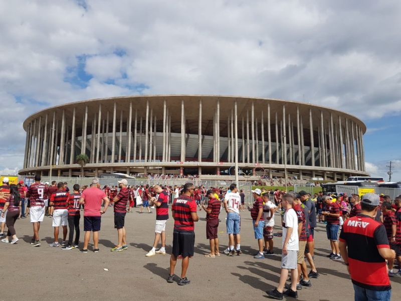 Estádio Mané Garricha antes da Supercopa 2020 — Foto: Fred Huber